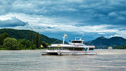 Auf dem Rhein unterwegs mit der K-D